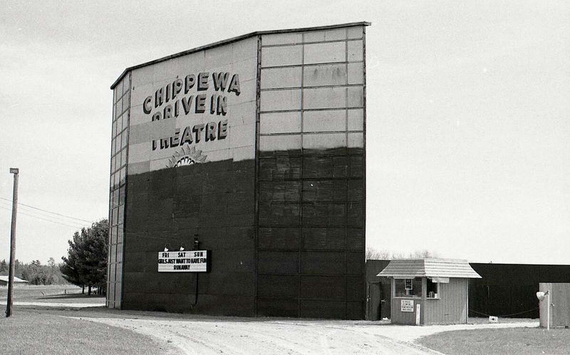 Chippewa Drive-In Theatre - From Manistee County Historical Museum